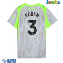 Manchester City Ruben Dias #3 Rezervni Dres za Ženska 2025-26 Kratak Rukav